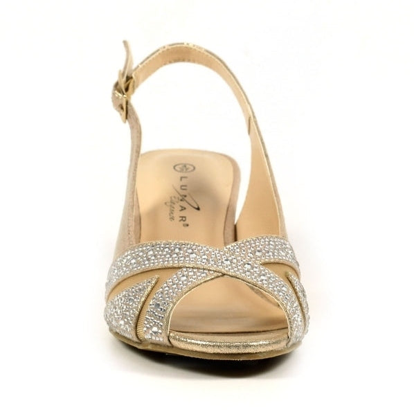 Lunar Emmerline Occasion Wear Shoe Gold FLR06GD