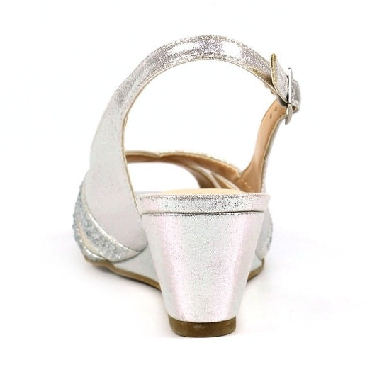 Lunar Emmerline Occasion Wear Shoe SILVER FLR060BL