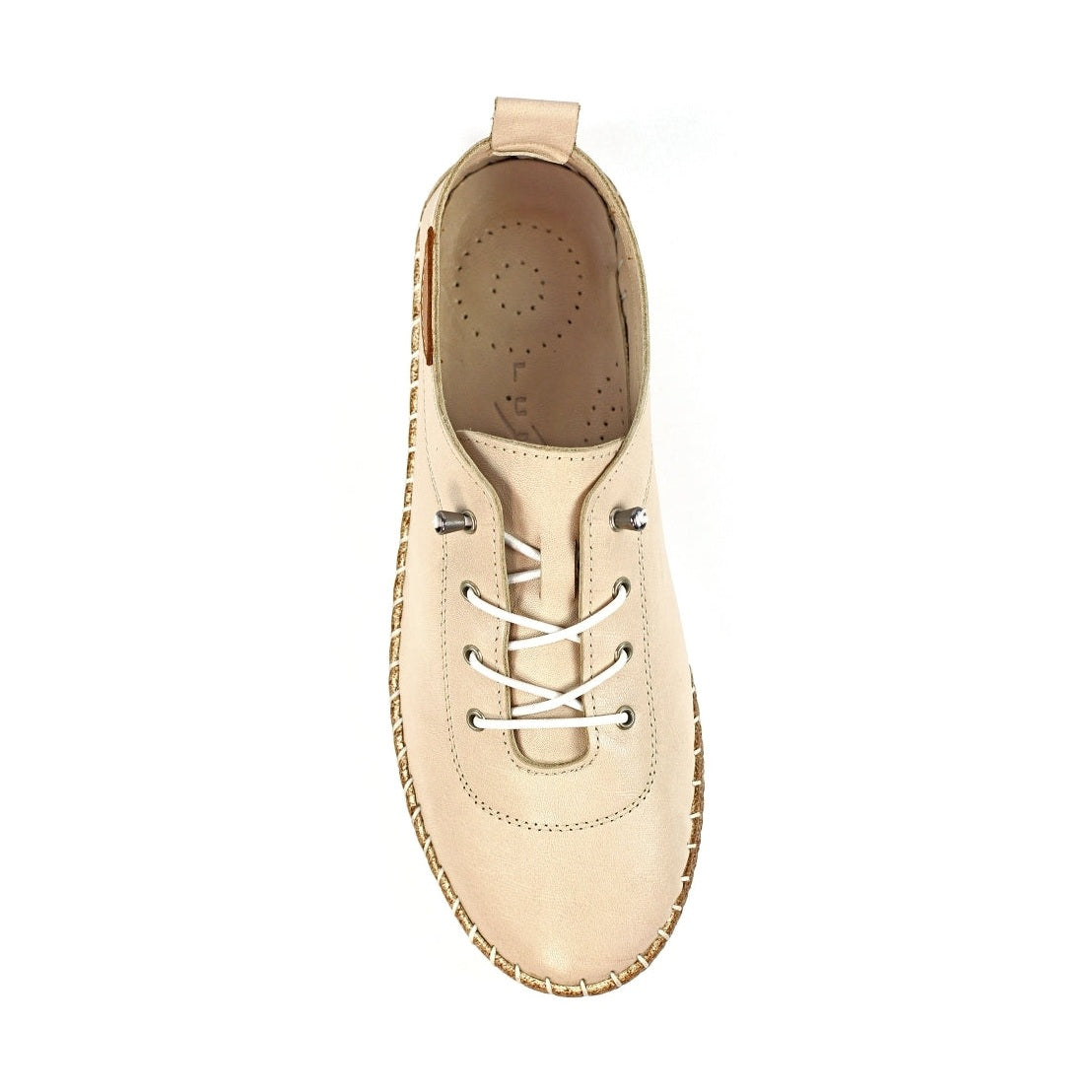 Lunar Evie Soft Leather Slip On Shoes FLE050CR CREAM