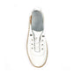 Lunar Evie Soft Leather Slip On Trainer WHITE