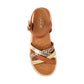 Lunar Flick TAN Espadrille Wedge Sandal JLH602TN