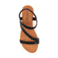Lunar Jazmine BLACK JLH613BB WIDE FIT Comfort Sandal