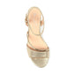 Lunar Jen GOLD Block Heel Sandal JLH585GD