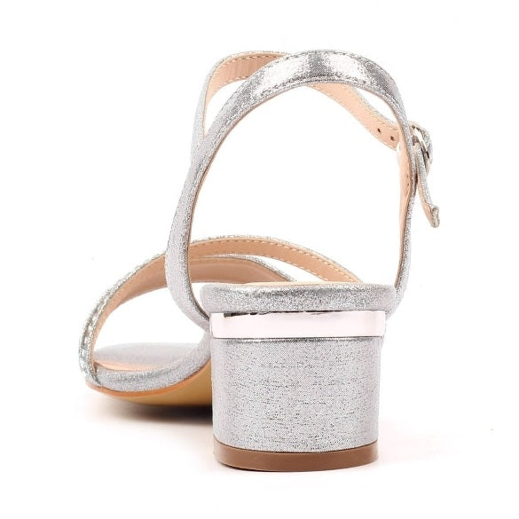 Lunar Jen SILVER Block Heel Sandal JLH585SL