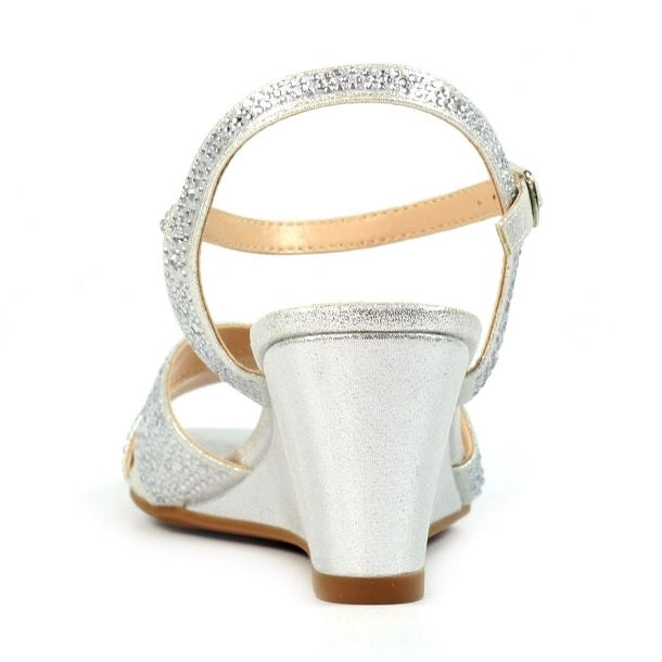 Lunar Jordana Occasion Wear Shoe SILVER FLJ002SL