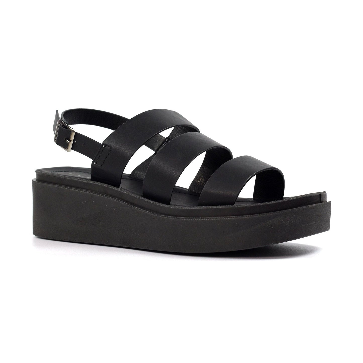 Lunar Lipstick Chunky Sole Sandal BLACK JLC022BK