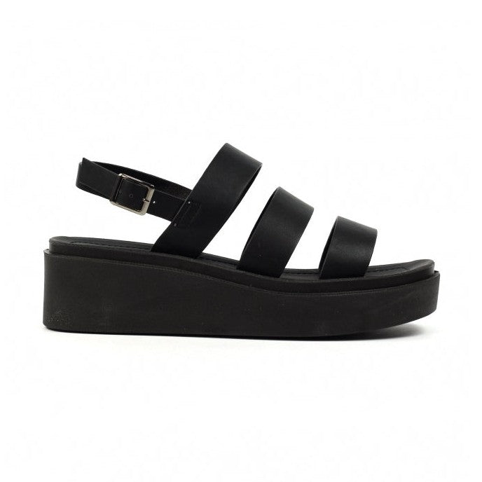 Lunar Lipstick Chunky Sole Sandal BLACK JLC022BK