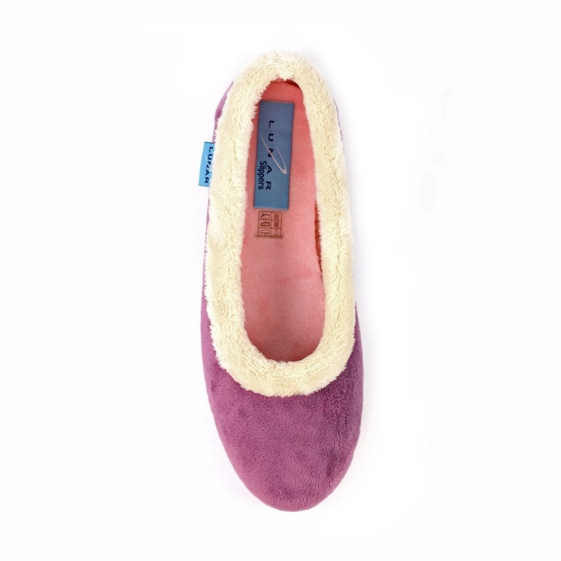 Lunar Mabel 2 HEATHER Ballerina Pump Slipper