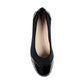 Lunar Natasha BLACK Patent Elastcated Shoe FLN002BK