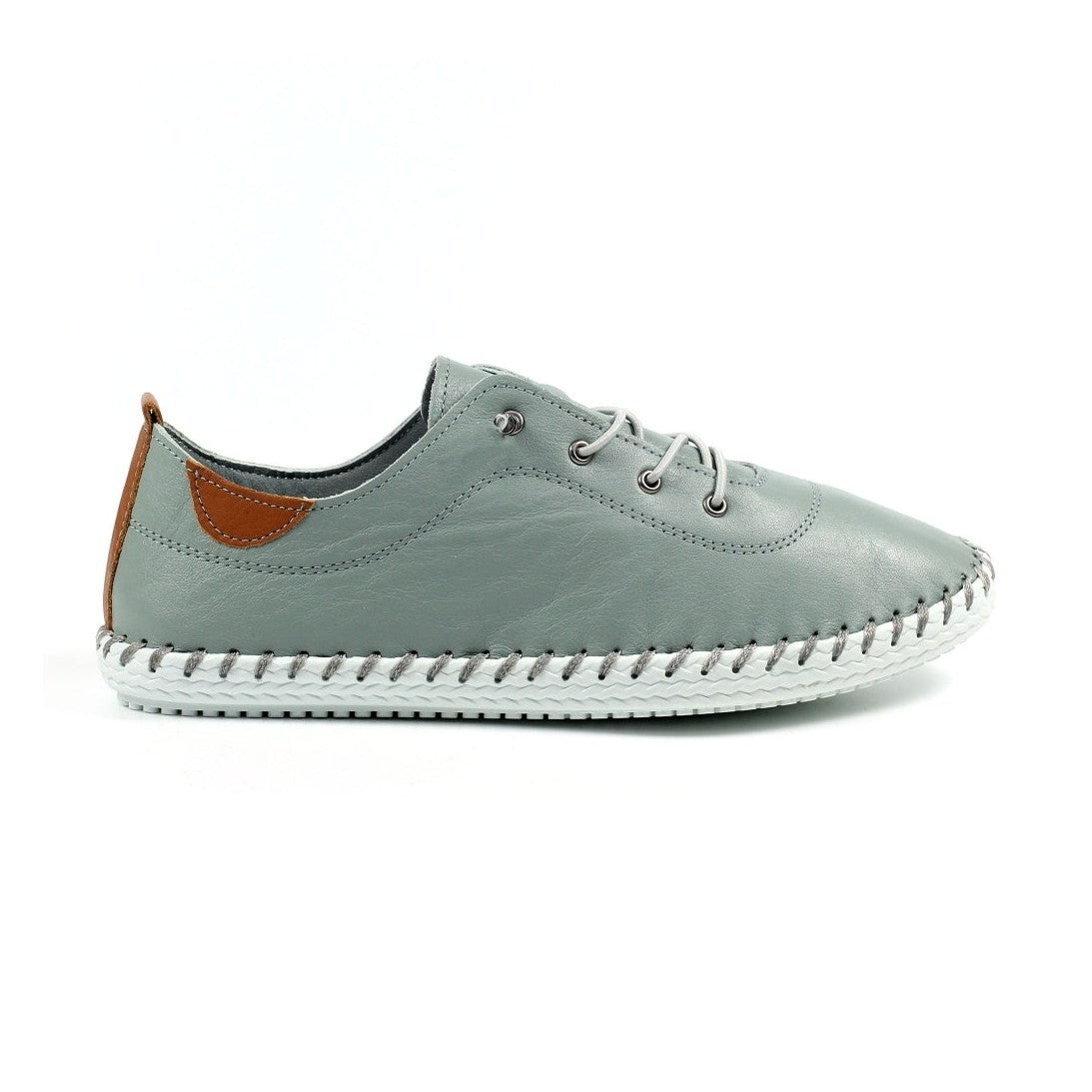 Lunar Plimsoll St Ives GREY FLE030BB