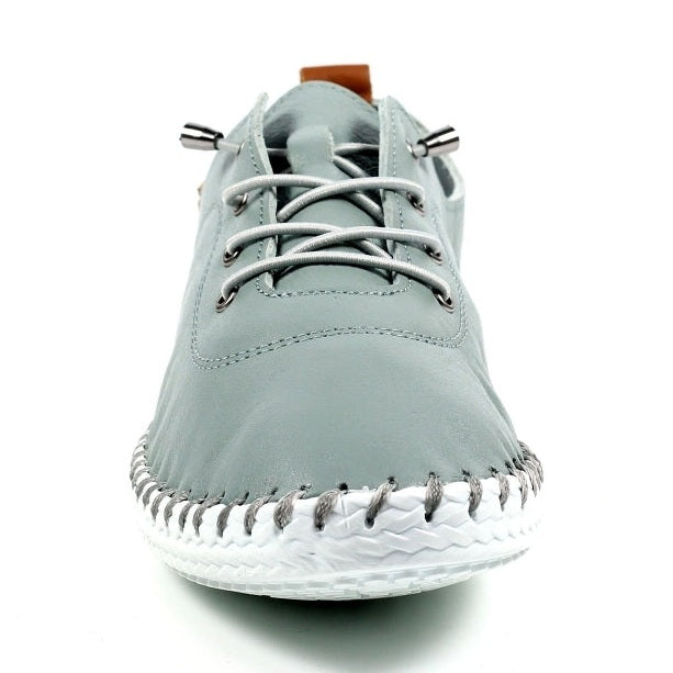 Lunar Plimsoll St Ives GREY FLE030BB
