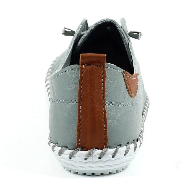 Lunar Plimsoll St Ives GREY FLE030BB