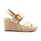 Lunar Rochester GOLD Touch Fastening Wedge Sandal JLH507GD