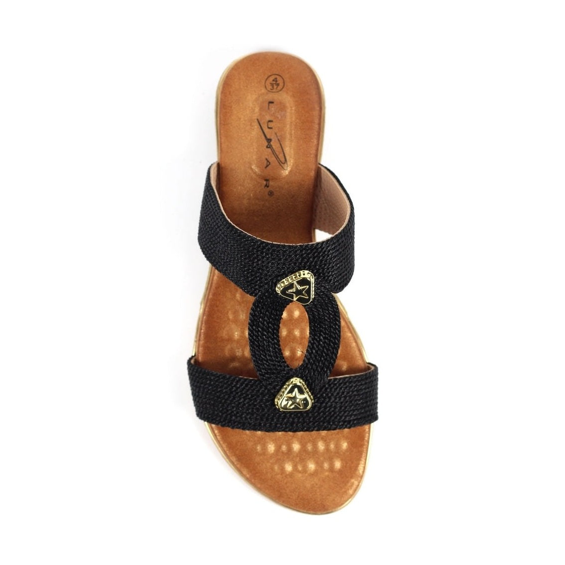 Lunar Sandal Calow BLACK JLH395SL