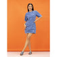 Lunar Sandal Jessica Soft Leather Low Heel Sandal JLV001BL BLUE