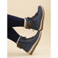 Lunar Sycamore Glb150 BLUE Waterproof Hiker Style Zip Boot GLB150-BL