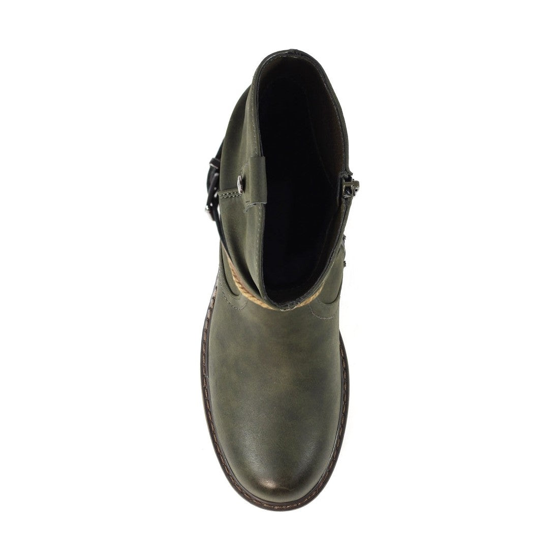 Lunar Veronica Olive Green Waterproof Western Style BootGlb145