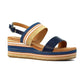 Lunar Casual Platform Sandal Fay  NAVY JLY240BL