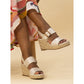 Lunar Wedge Sandal Rochester JLH507 Beige
