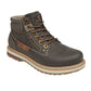 Route 21 M113 BROWN Faux Leather 6 Eyelet Ankle Boot