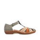 Rieker Casual sandal shoe M1655-54 OLIVE