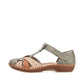 Rieker Casual sandal shoe M1655-54 OLIVE