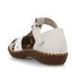 Rieker Casual sandal shoe M1655-61 CREAM