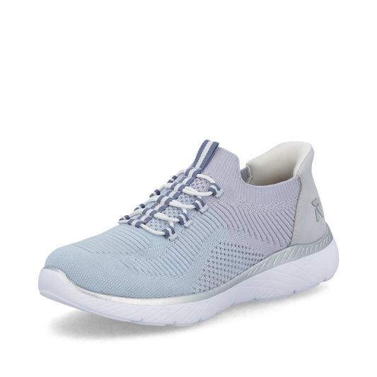 Rieker M5066 BLUE Hands Free Slip On Trainer M5066-30