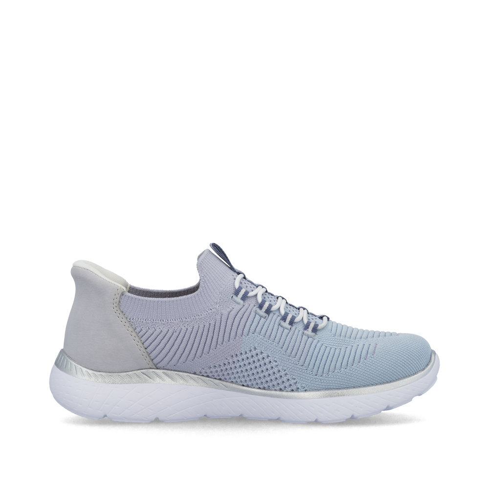 Rieker M5066 BLUE Hands Free Slip On Trainer M5066-30