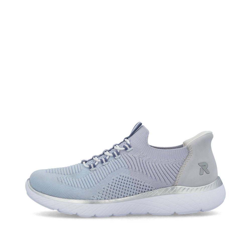 Rieker M5066 BLUE Hands Free Slip On Trainer M5066-30