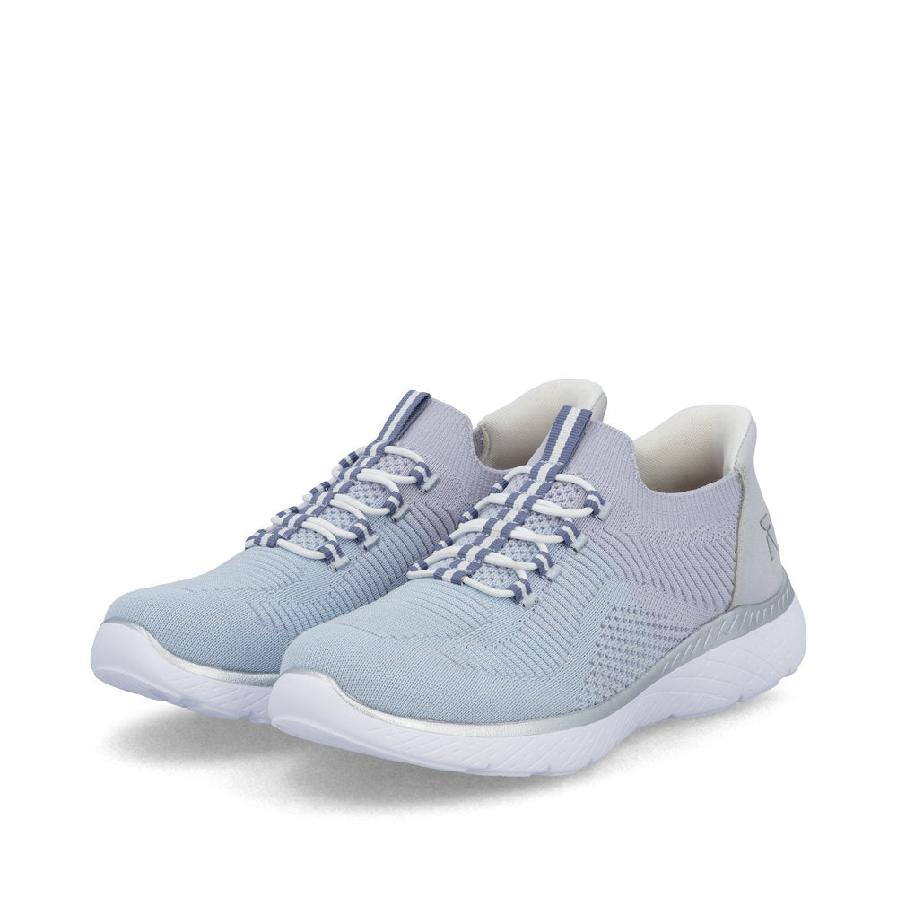Rieker M5066 BLUE Hands Free Slip On Trainer M5066-30