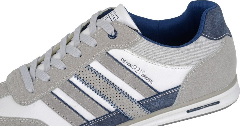 Route 21 M540 WHITE Memory Foam Casual Shoe