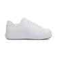 Rieker Platform Trainer With Lace And Zip M7701-80 WHITE