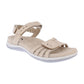 Earth Spirit Maddy CHAMPAGNE Touch Fastening Comfort sandal