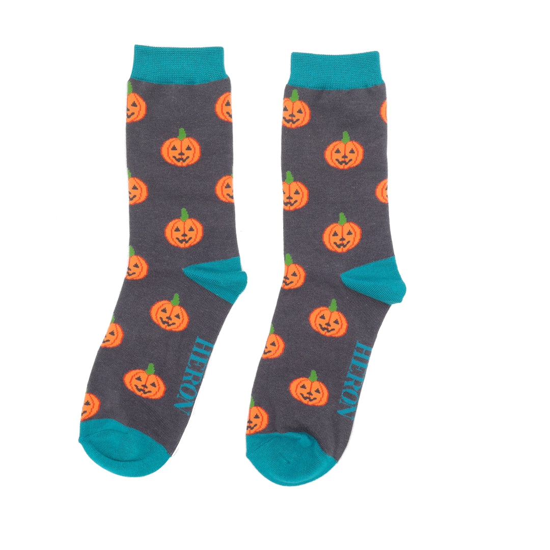 Miss Heron Halloween Pumpkins BLACK MH318