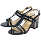 Lotus Mirella NAVY Block Heel Dress Sandal  ULS450