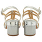 Lotus Mirella SILVER Block Heel Dress Sandal ULS450