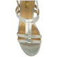 Lotus Mirella SILVER Block Heel Dress Sandal ULS450