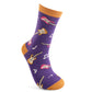 Mr Sparrow Guitars PURPLE Quality Bamboo Socks MR058