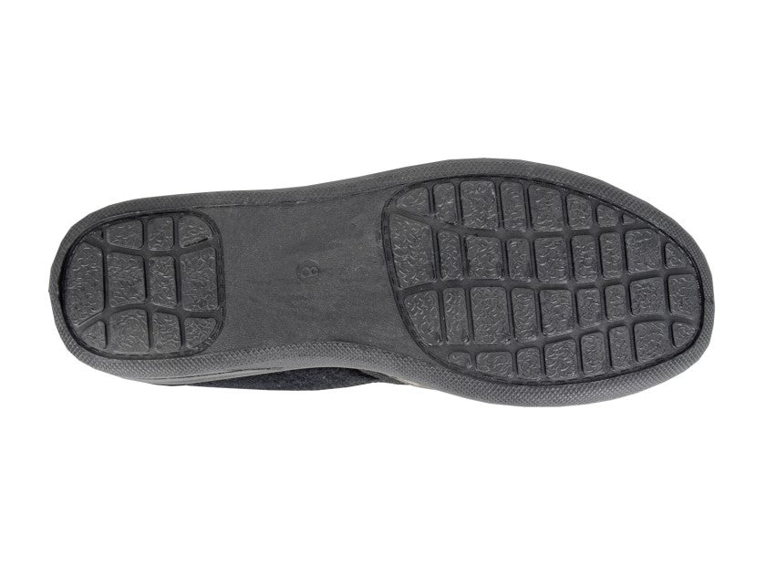 Mens Full Slipper Kevin in Black MS466