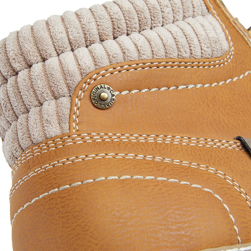 Route 21 M113 HONEY Lace Up Ankle Boot