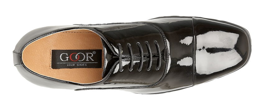 Goor M291AP Black Patent Dress Shoes