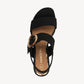 Marco Tozzi 28202-44 BLACK Block Heel Touch Fastening Shoe 28202-44