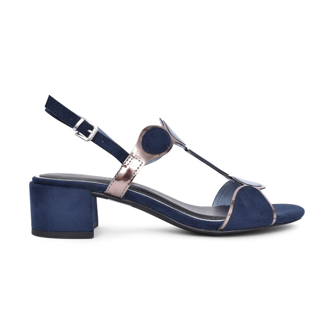 Marco Tozzi 28230-89 NAVY Block Heel Dress Sandal