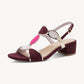 Marco Tozzi 28230 Mulberry COMBI Block Heel Sandal