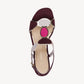 Marco Tozzi 28230 Mulberry COMBI Block Heel Sandal