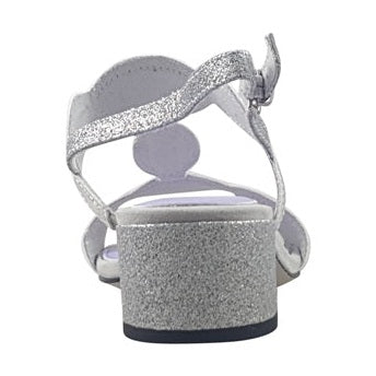 Marco Tozzi 28231 Block Heel Dress Sandal SILVER 28231