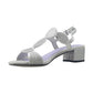 Marco Tozzi 28231 Block Heel Dress Sandal SILVER 28231