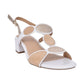 Marco Tozzi 28231 Block Heel Dress Sandal WHITE