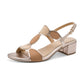 Marco Tozzi 28231 PLATINUM Low Block Heel Dress Occasion sandal 28231-44-960